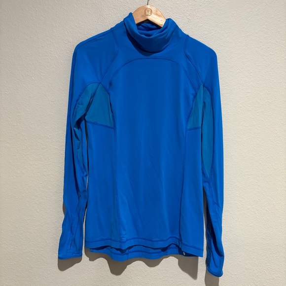 Lululemon Run: Speedy Turtleneck Beaming Blue SZ 8 - Picture 8 of 14